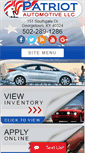 Mobile Screenshot of patriotautomotiveky.com